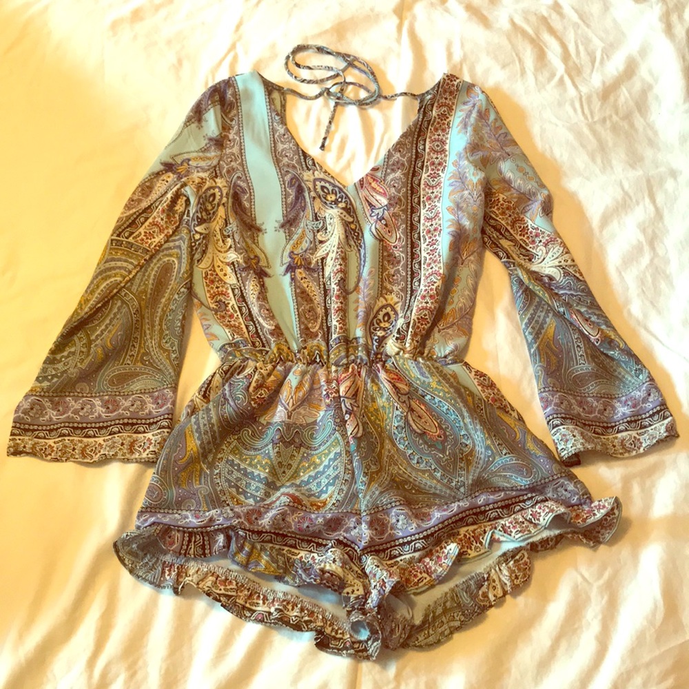 Paisley romper